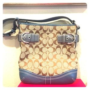 Authentic Coach signature tote